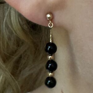 14k real solid gold ÓNIX earnings